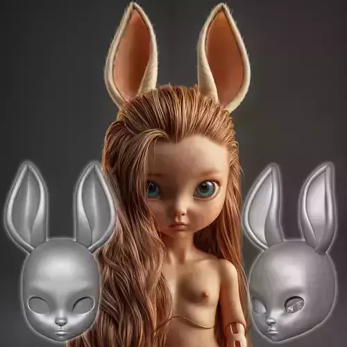 Linda -bjd doll Head face child teenager