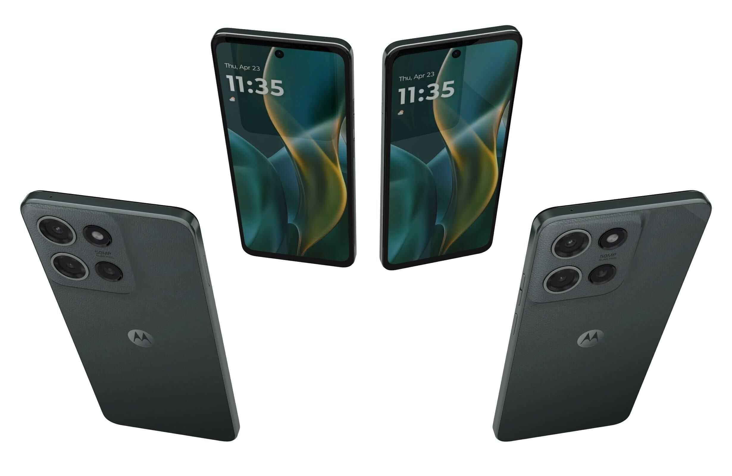 Motorola Moto G 2025 Black and Blue 3D model_7