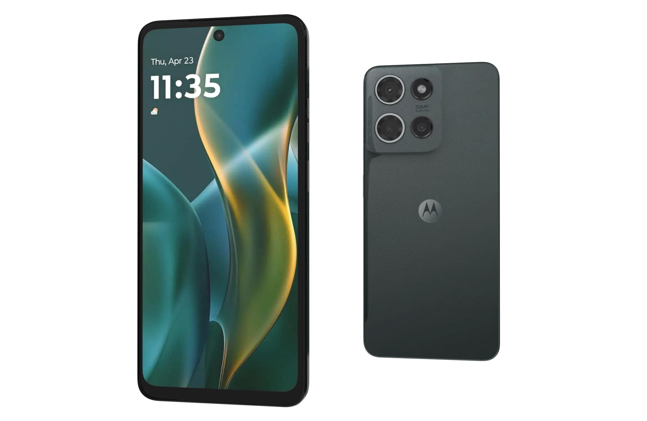 Motorola Moto G 2025 Black and Blue 3D model_10