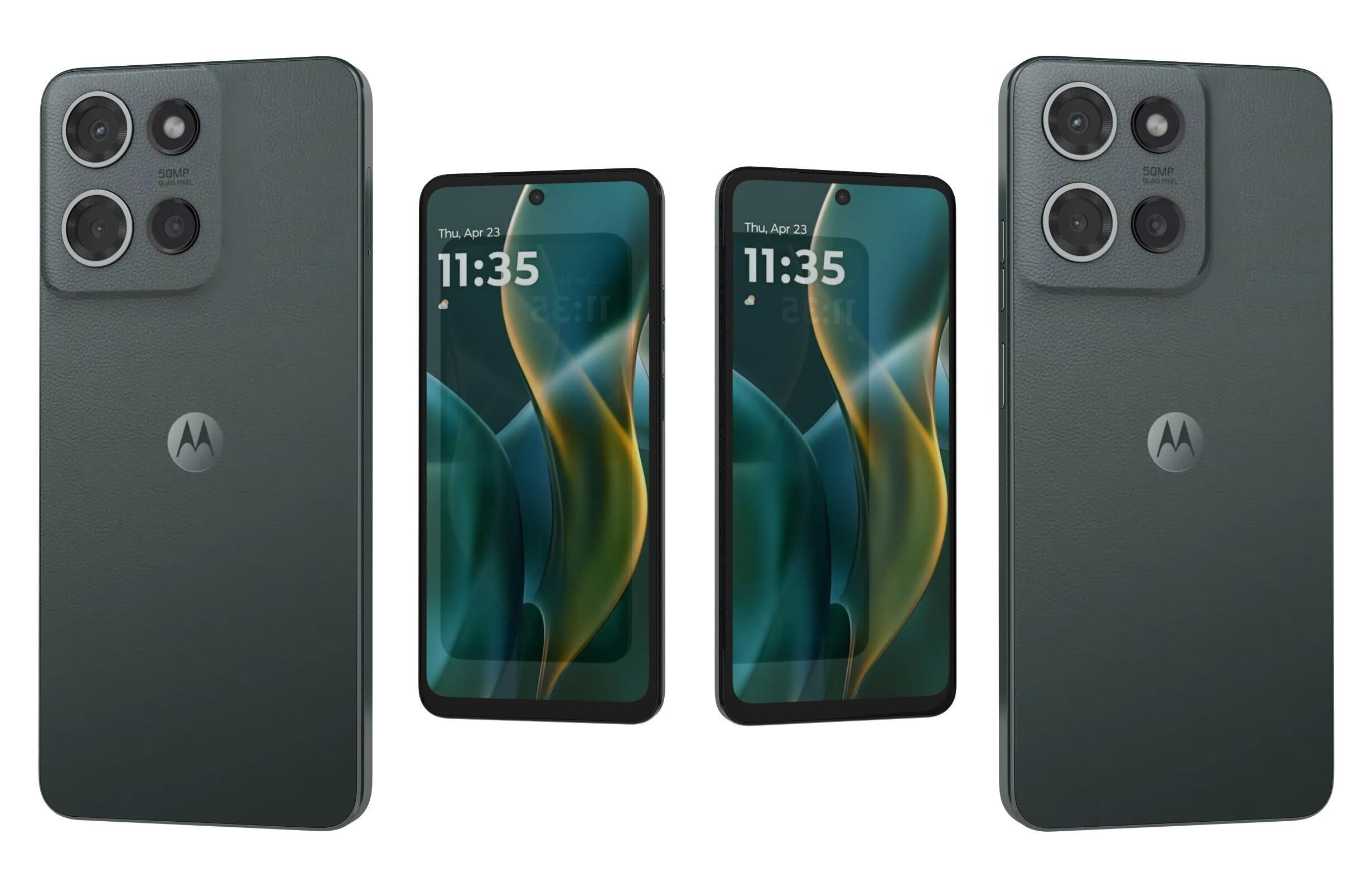 Motorola Moto G 2025 Black and Blue 3D model_6