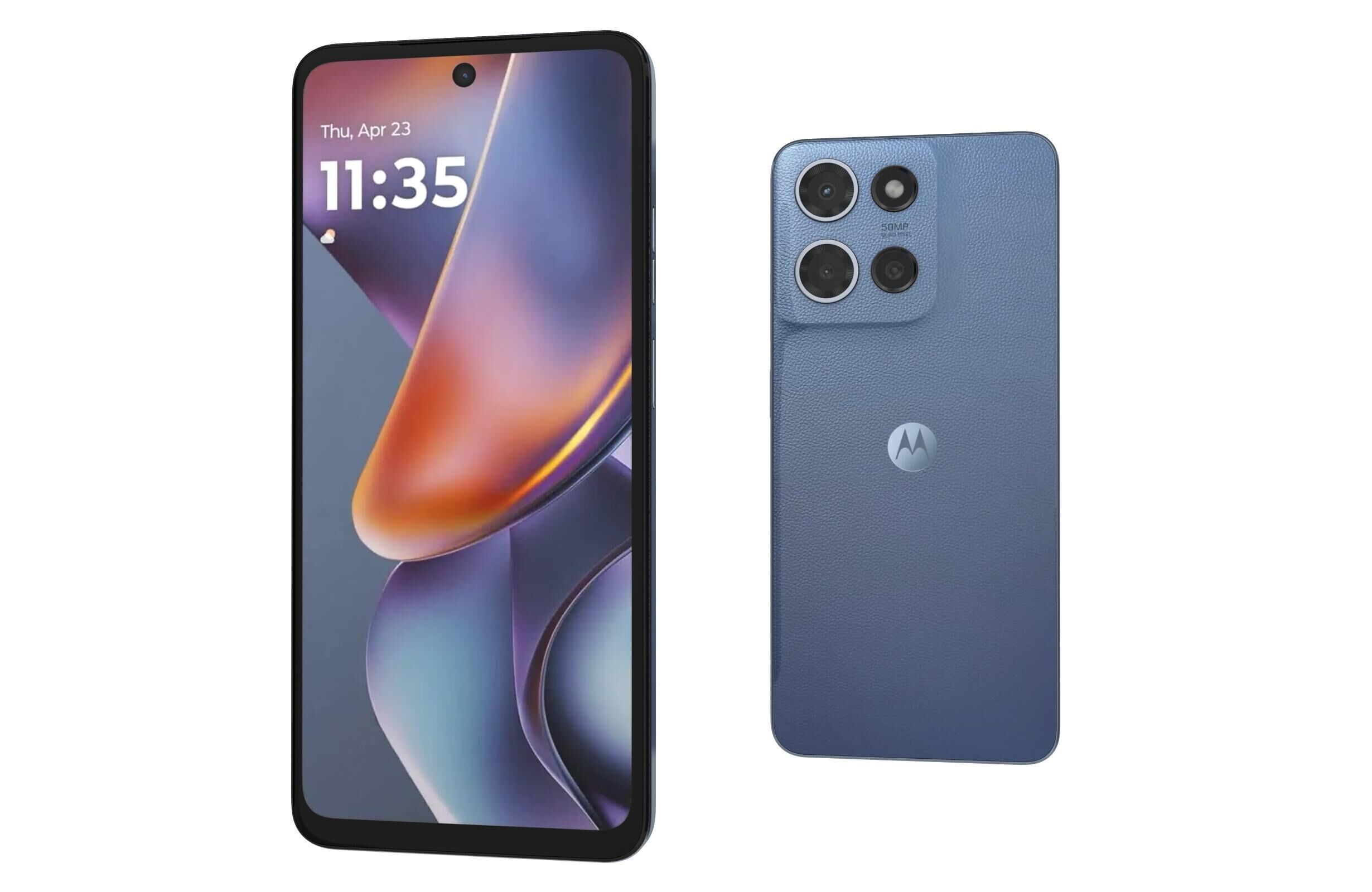 Motorola Moto G 2025 Black and Blue 3D model_17