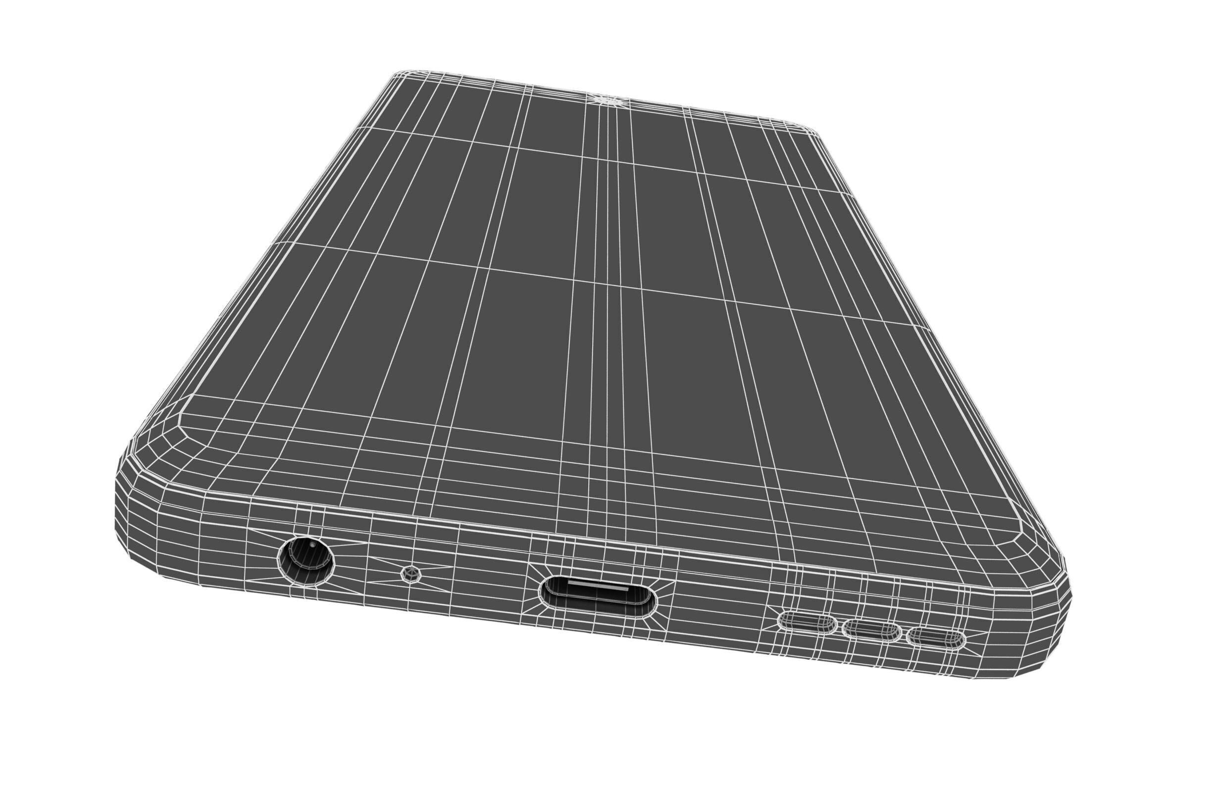 Motorola Moto G 2025 Black and Blue 3D model_24