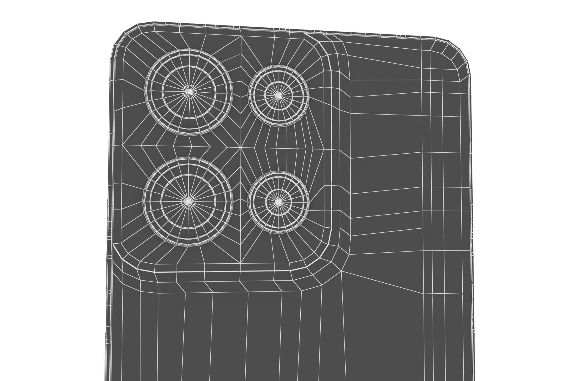 Motorola Moto G 2025 Black and Blue 3D model_25