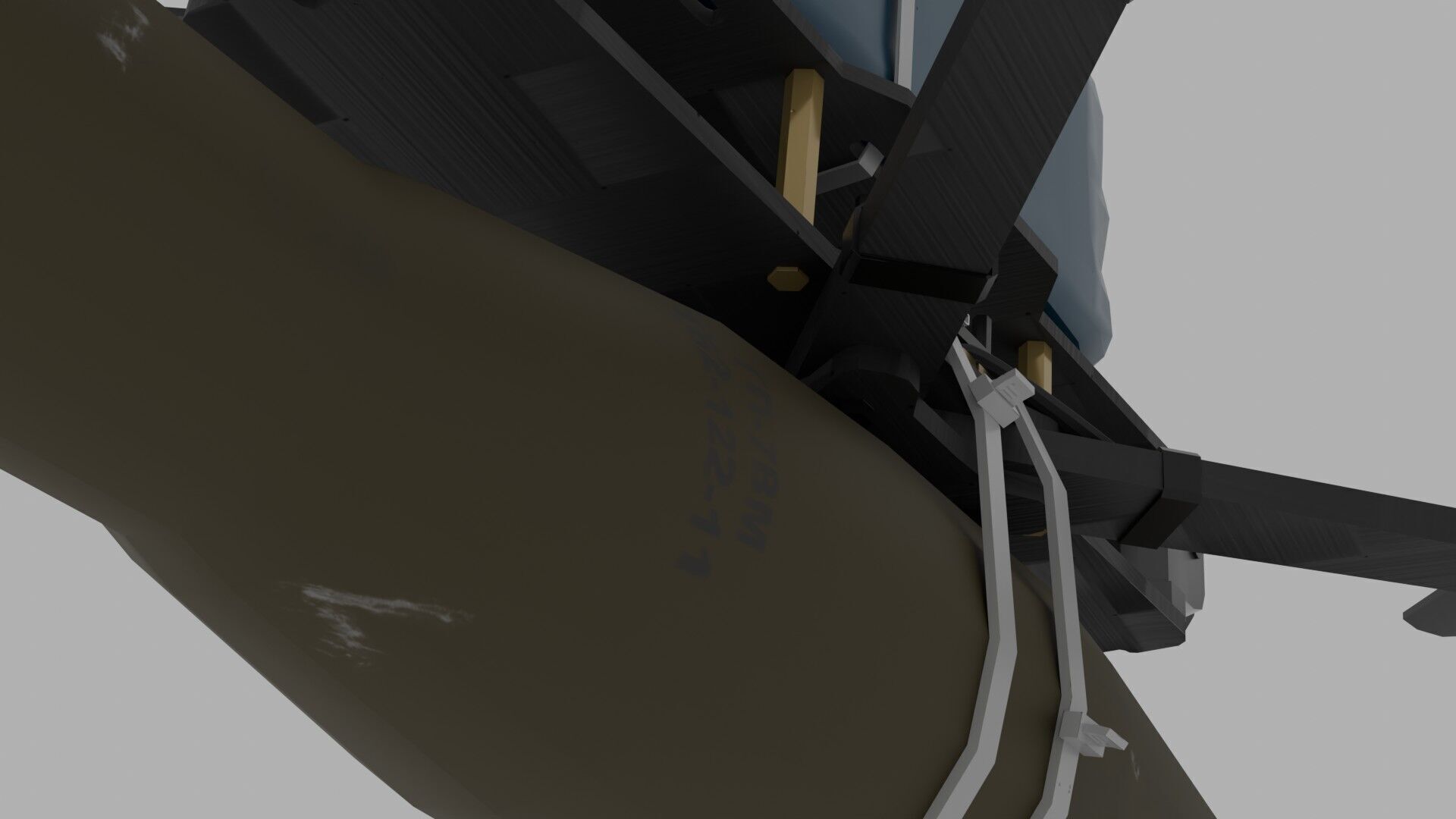 FPV kamikaze drone Low-poly 3D model_12