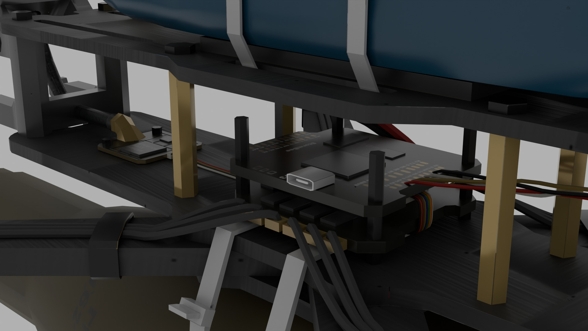 FPV kamikaze drone Low-poly 3D model_8