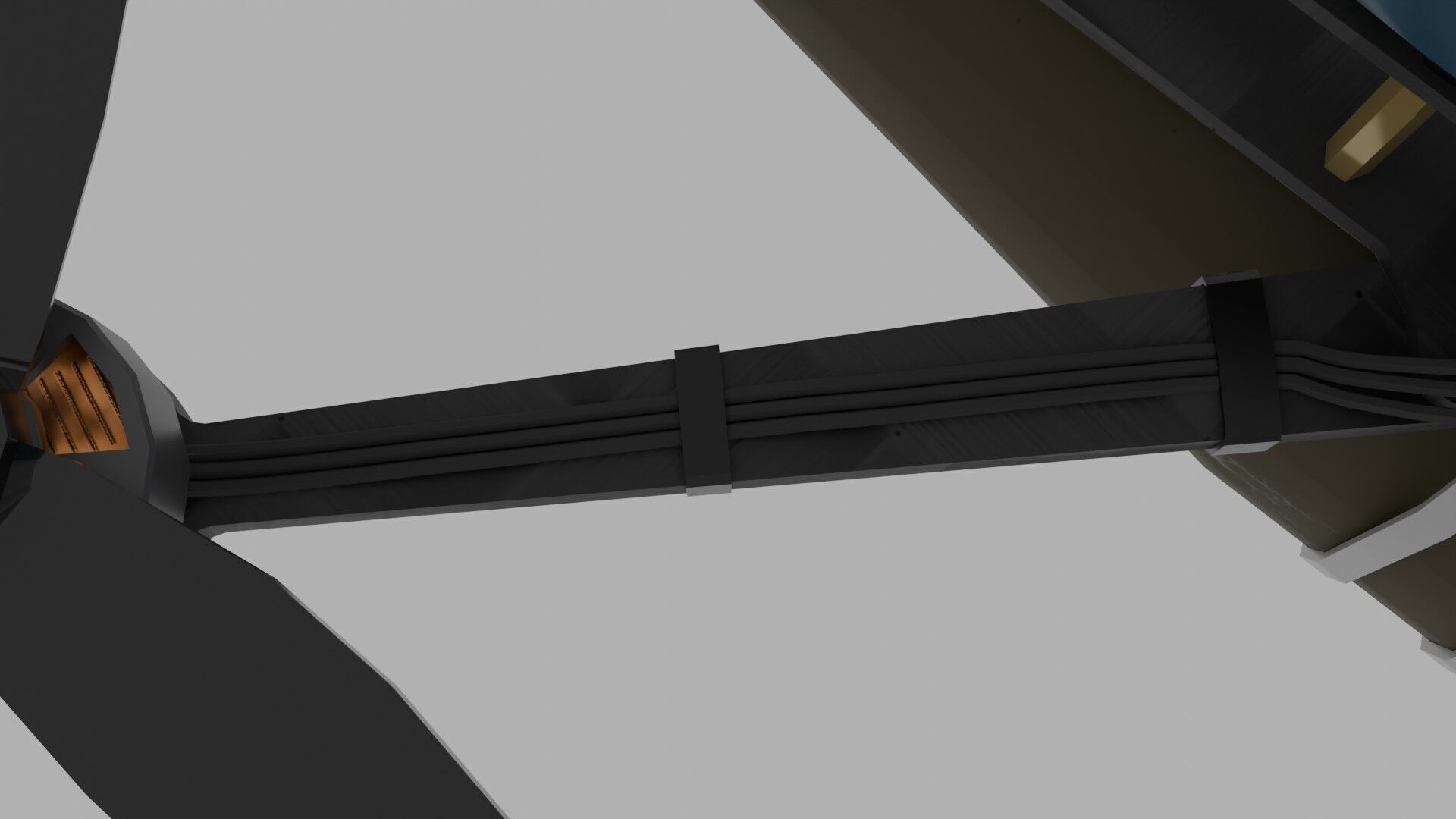 FPV kamikaze drone Low-poly 3D model_5