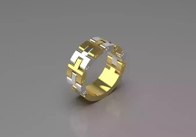 Luxury man Rolex design diamond ring model ror0042