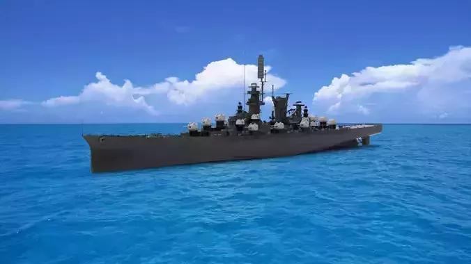 USS Hawaii 3D model