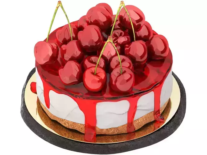 cherry cream cake
