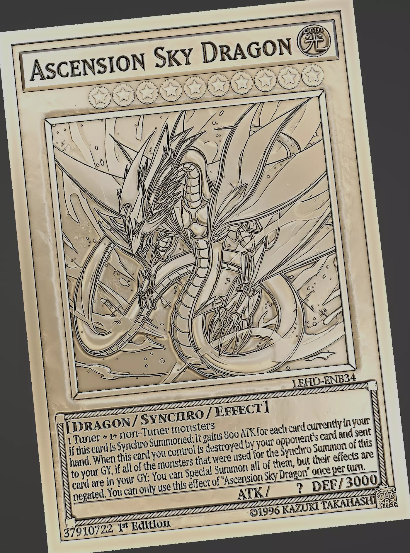 Ascension Sky Dragon - yu-gi-oh 3D print model