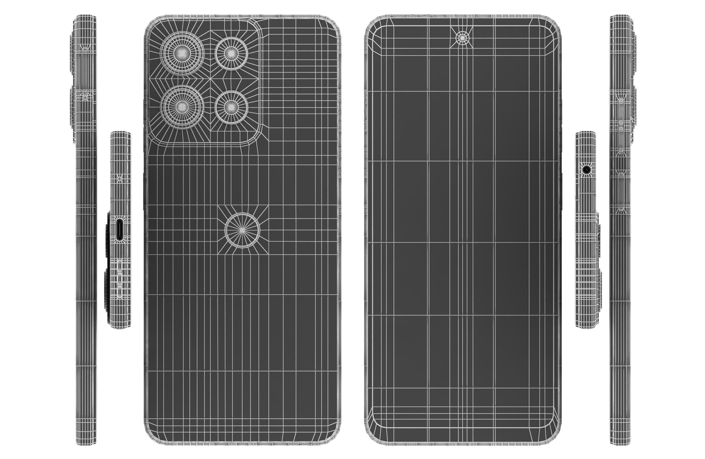 Motorola Moto G15 And G15 Power 3D model_25