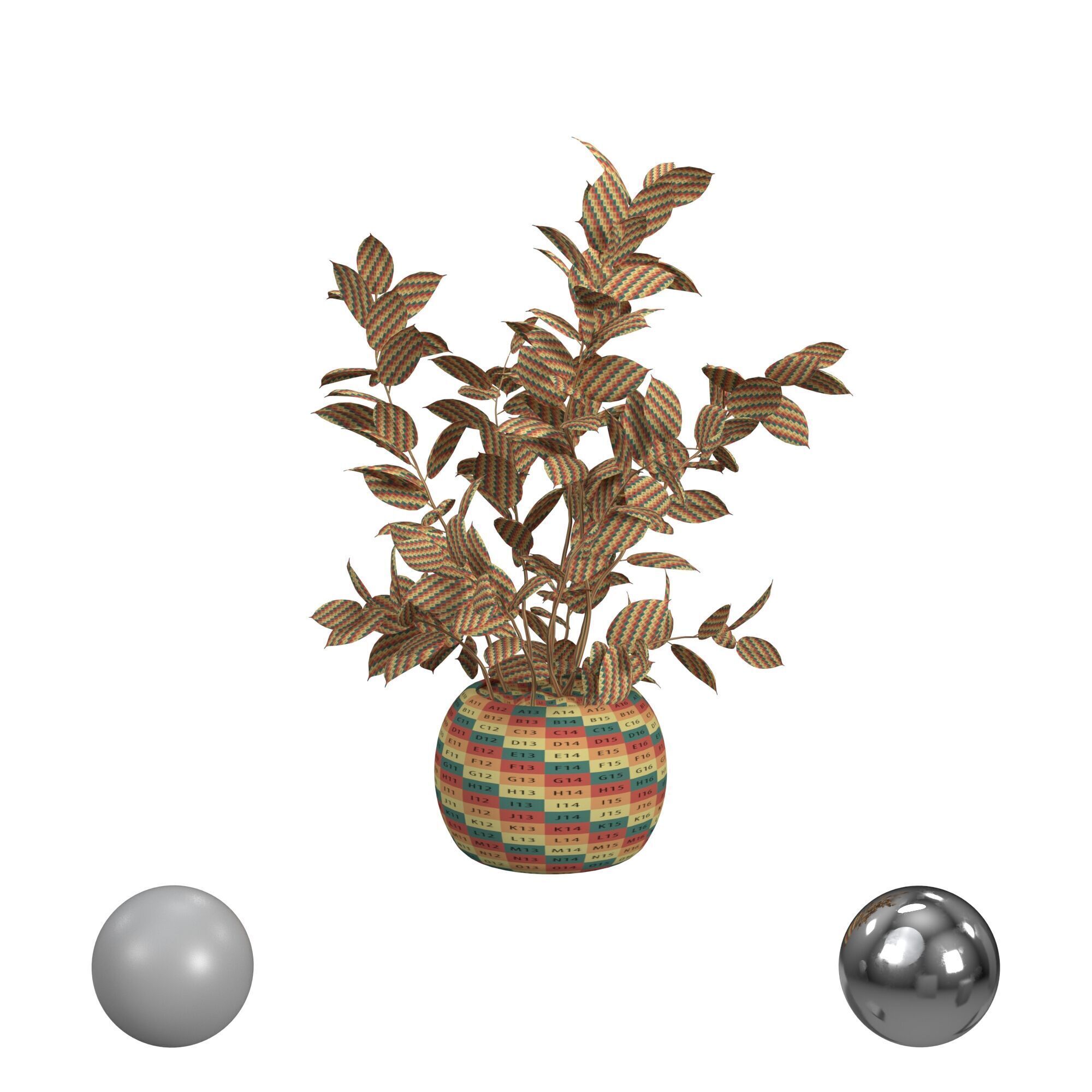 Pot Plant 3D model_2