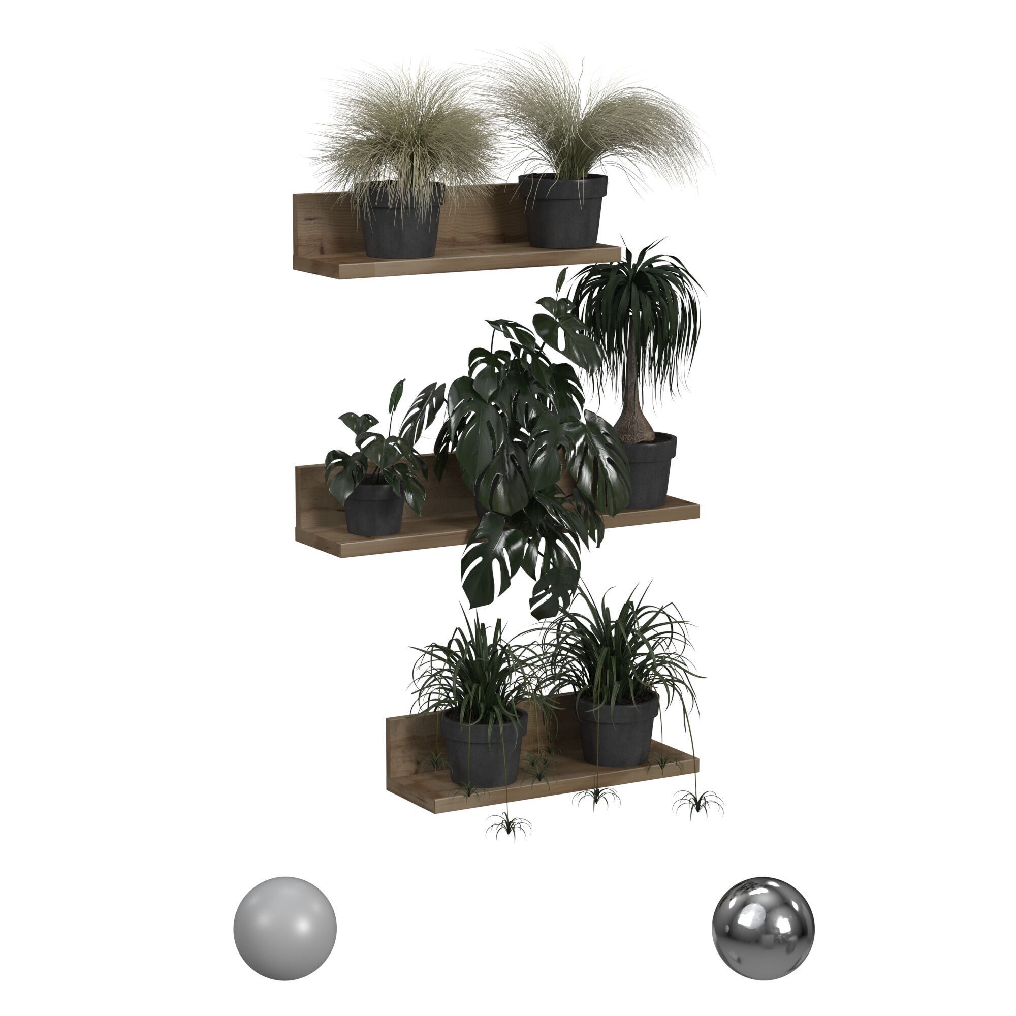 WALL PLANT 3D model_1