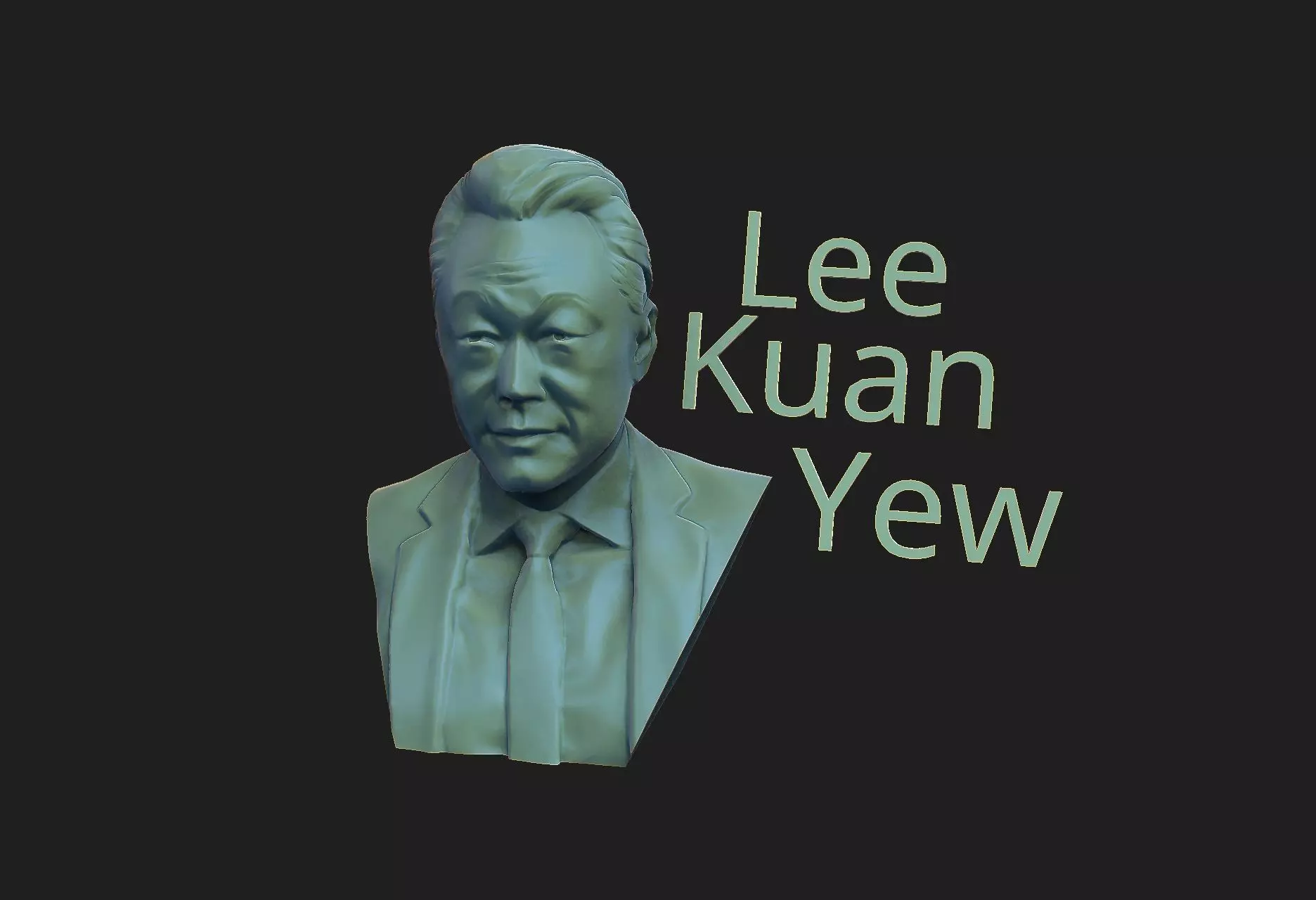 Lee Kuan Yew 3D print model