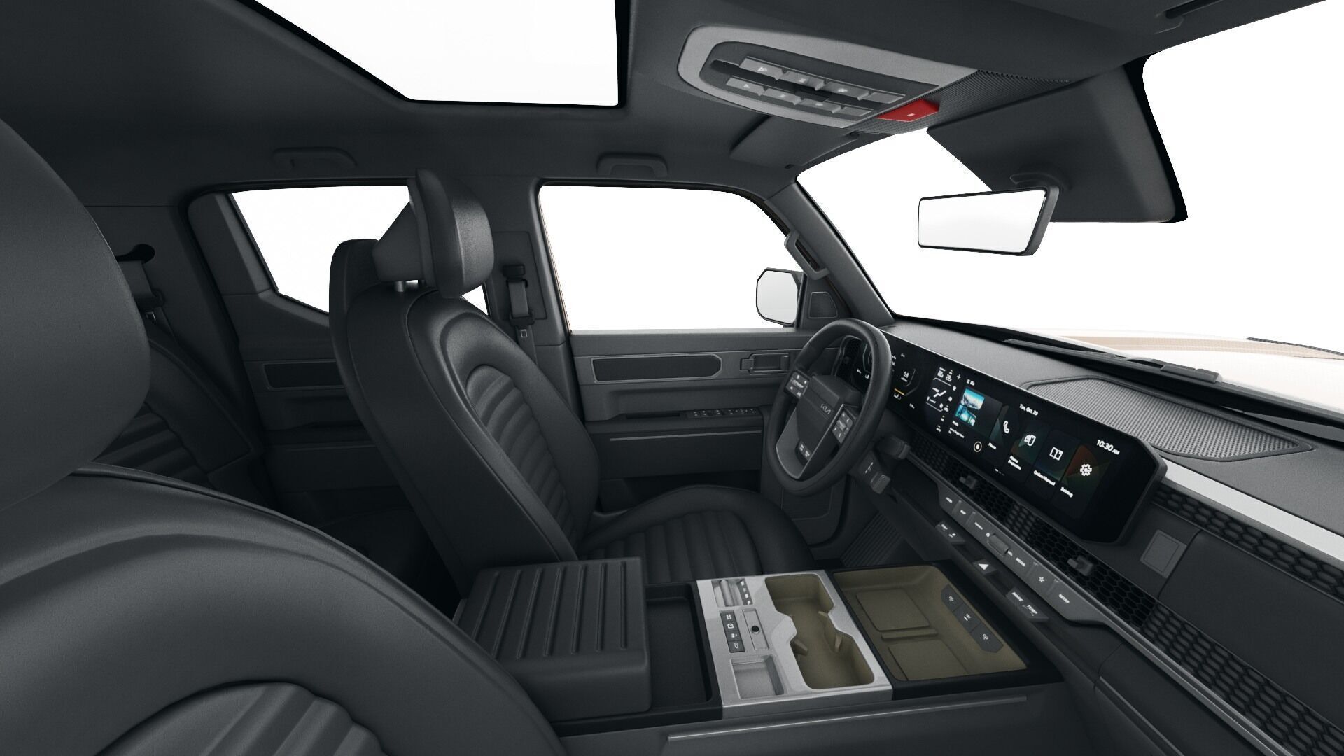 Kia Tasman 2025 with interior 3D model_18