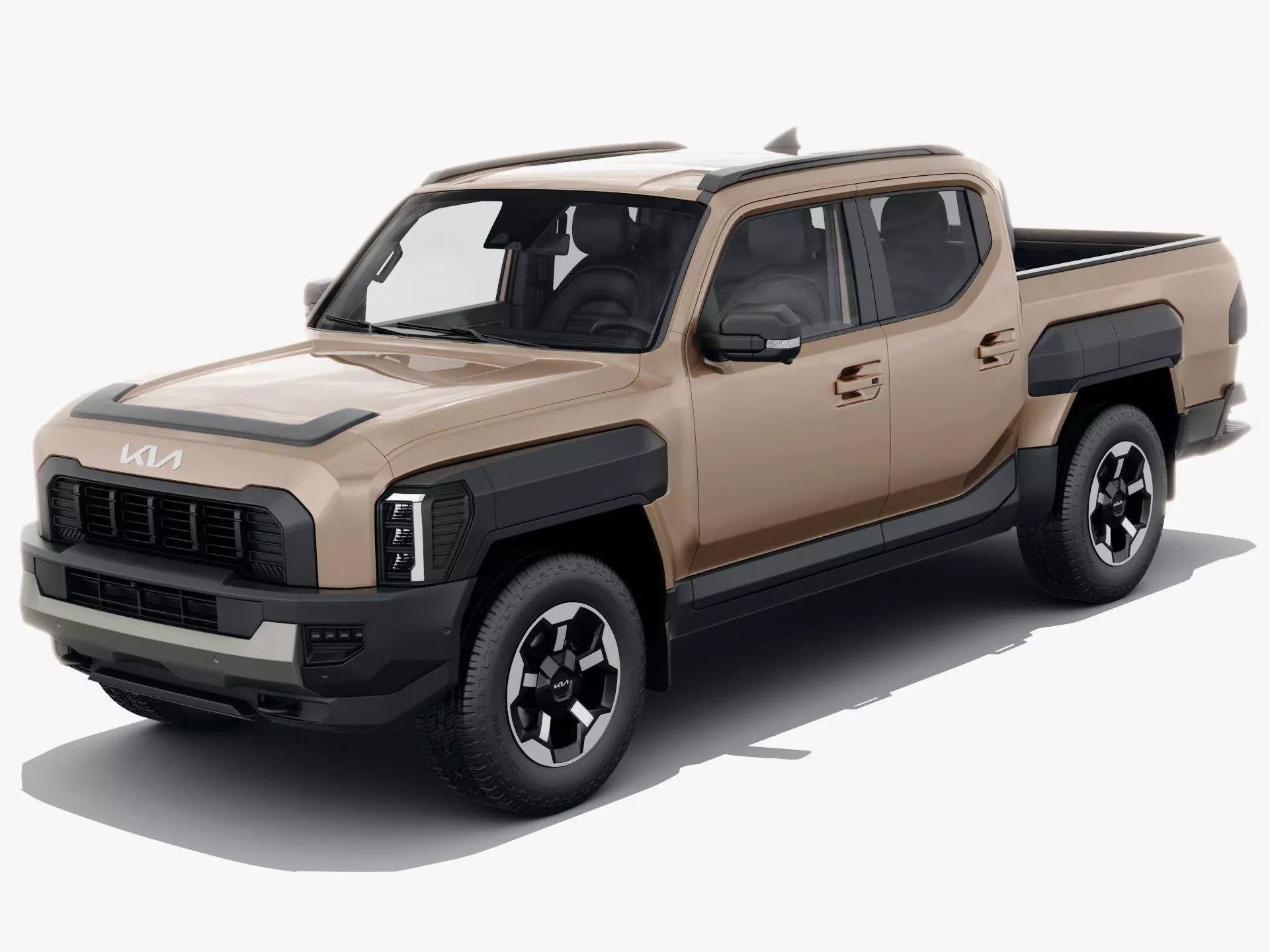 Kia Tasman 2025 with interior 3D model_0