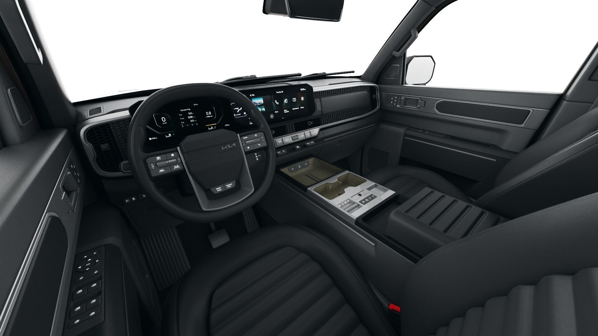 Kia Tasman 2025 with interior 3D model_13
