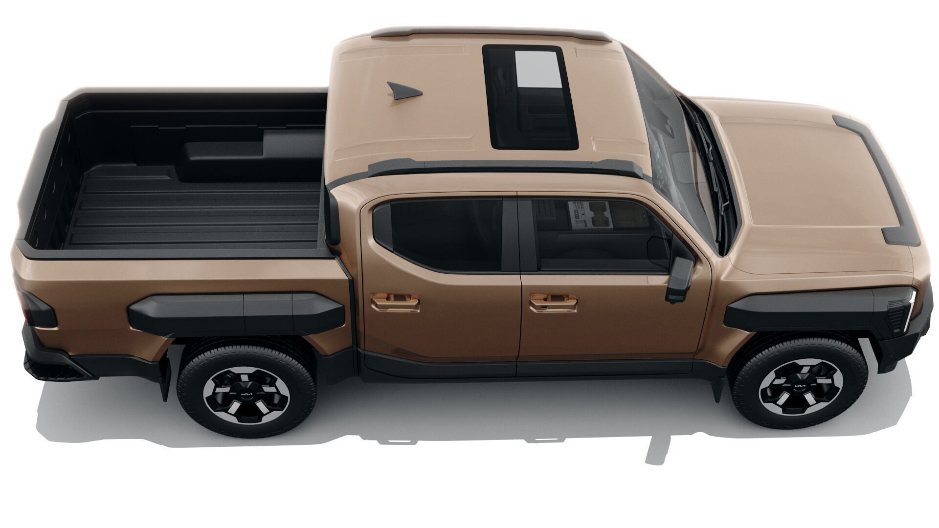 Kia Tasman 2025 with interior 3D model_7