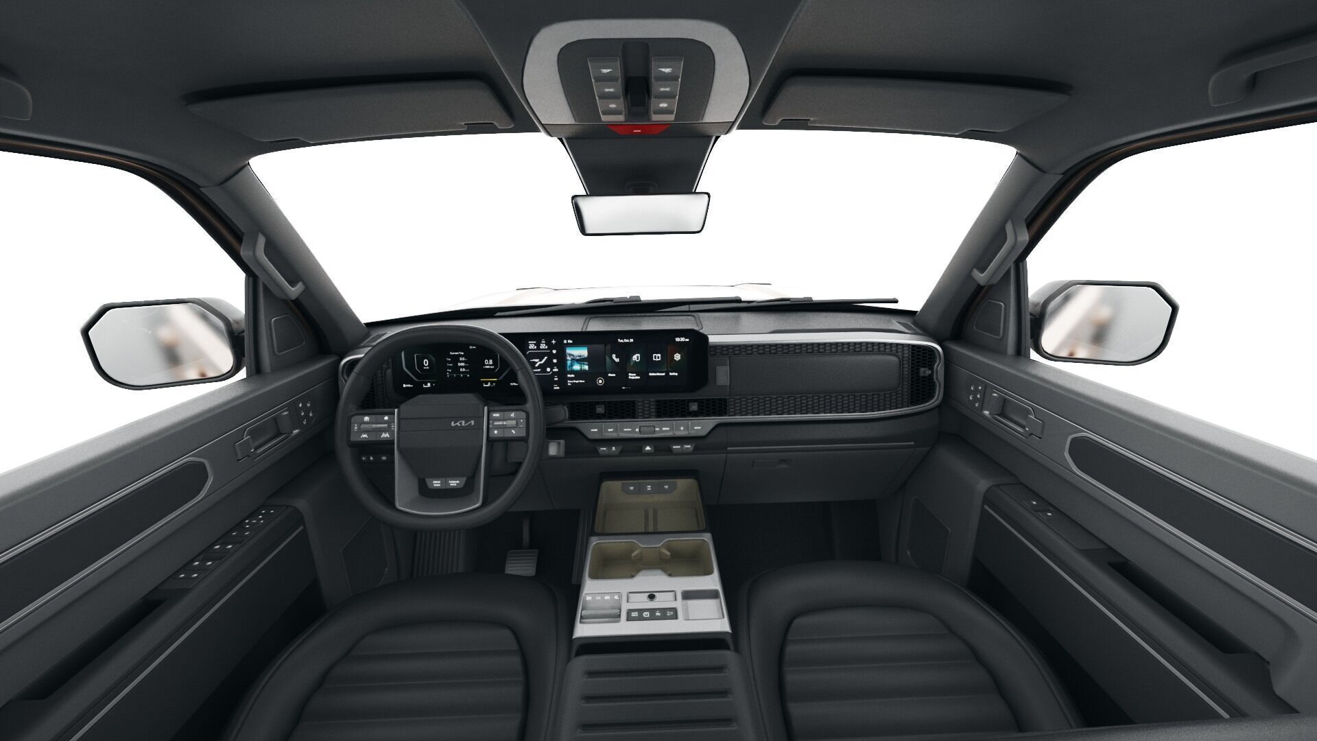 Kia Tasman 2025 with interior 3D model_16