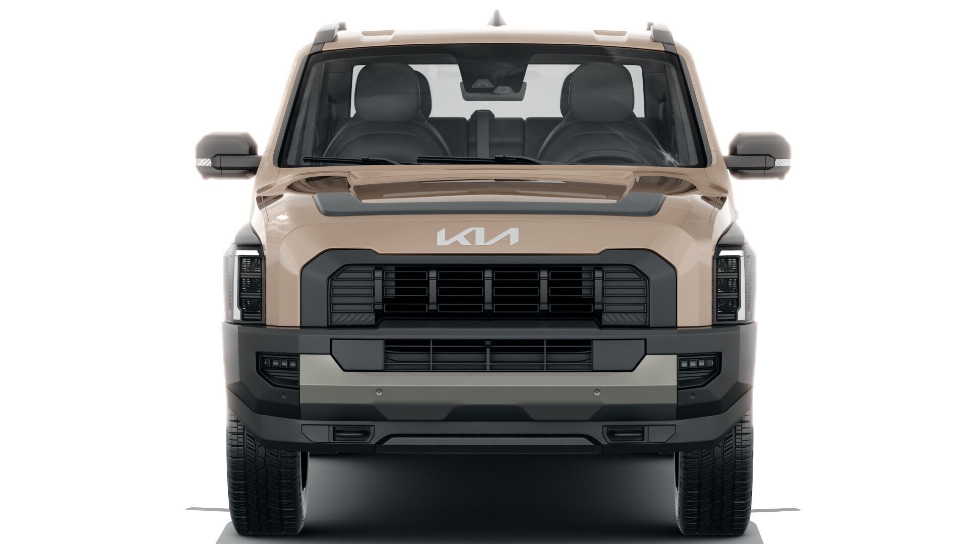 Kia Tasman 2025 with interior 3D model_9