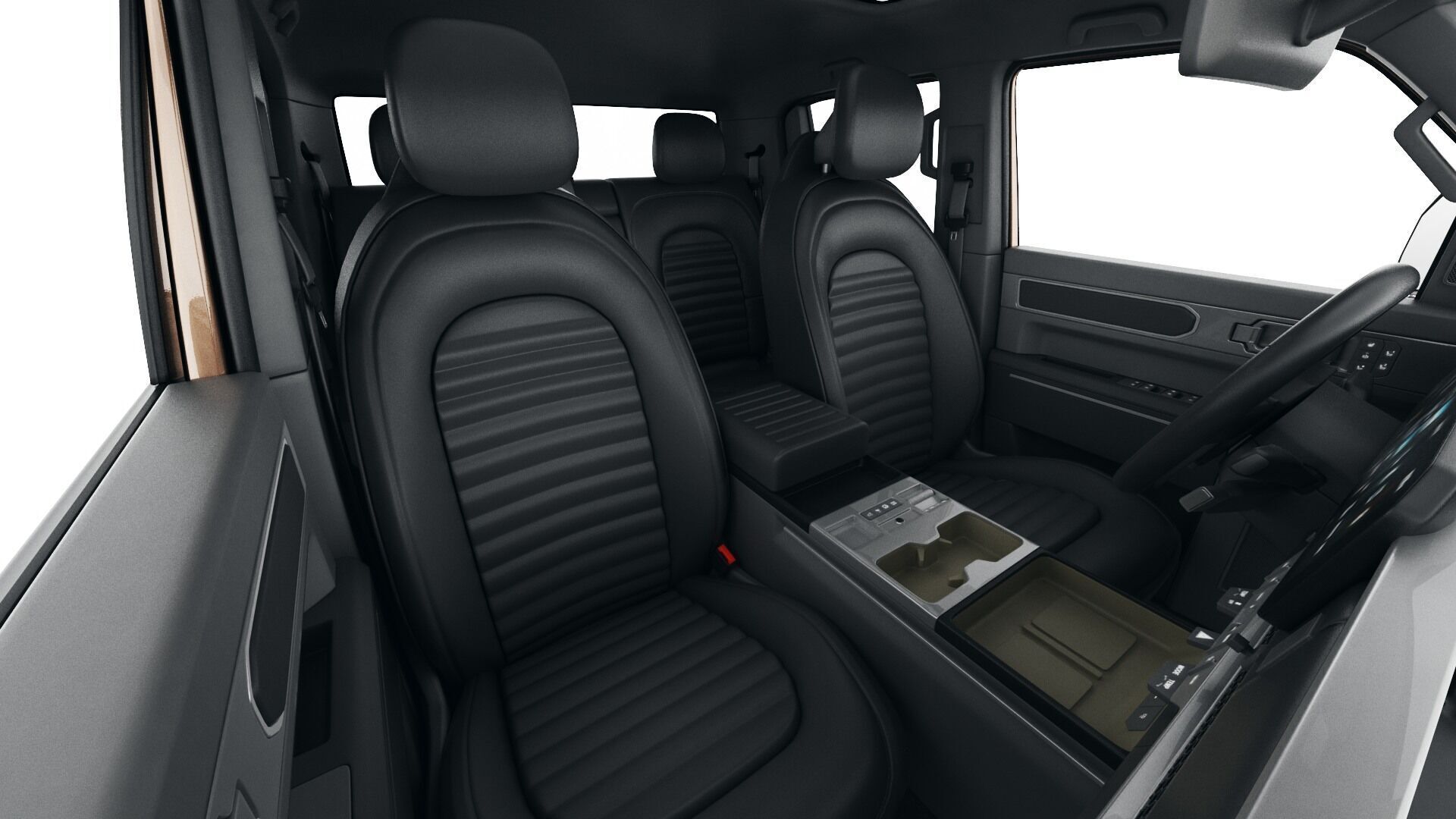Kia Tasman 2025 with interior 3D model_14
