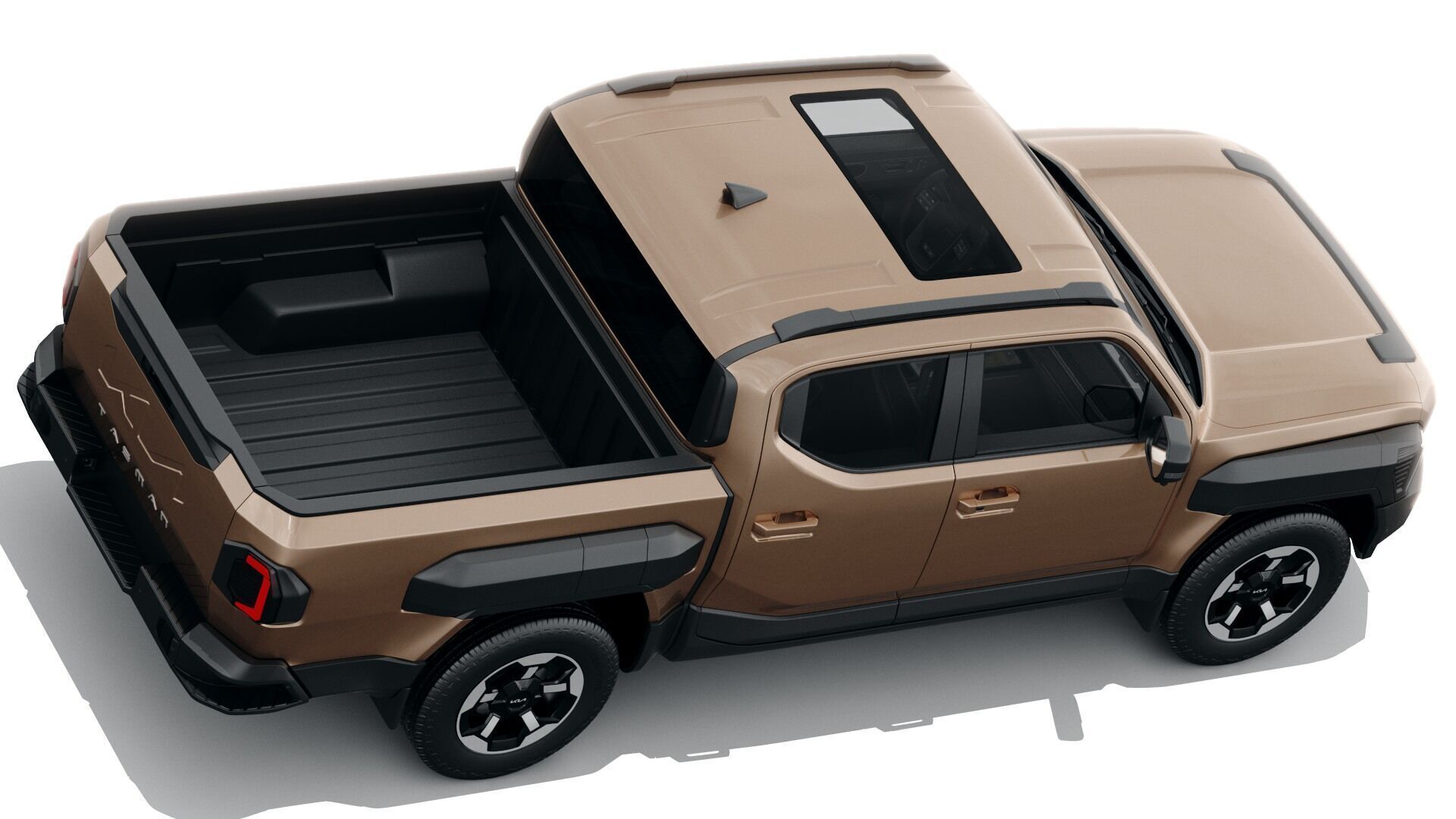 Kia Tasman 2025 with interior 3D model_6