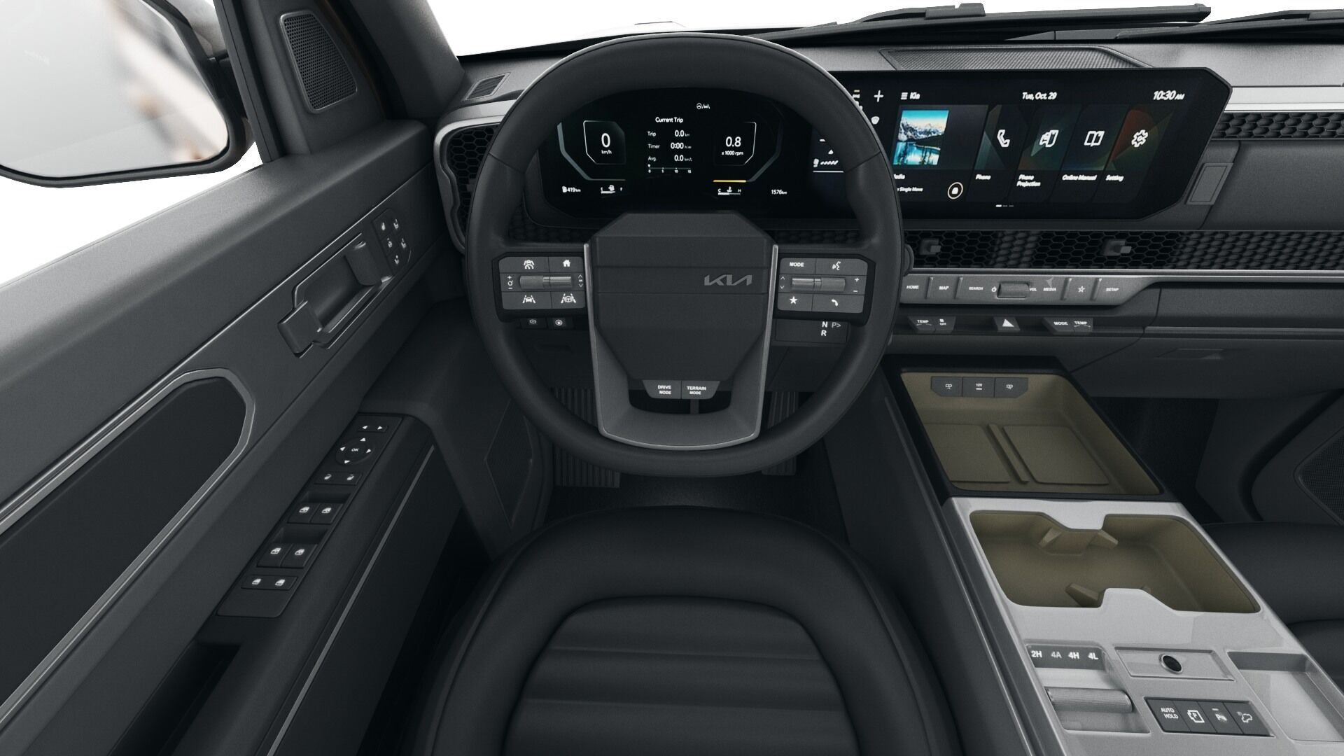 Kia Tasman 2025 with interior 3D model_17