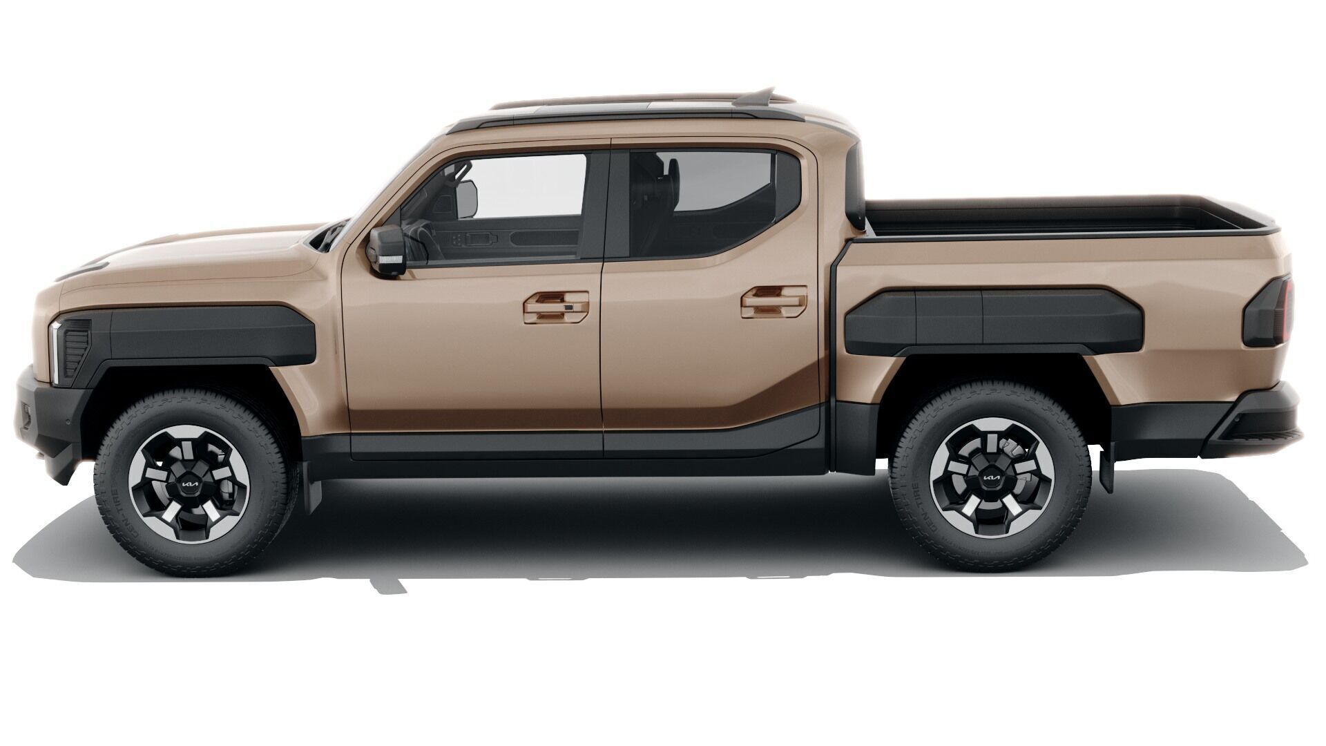 Kia Tasman 2025 with interior 3D model_3