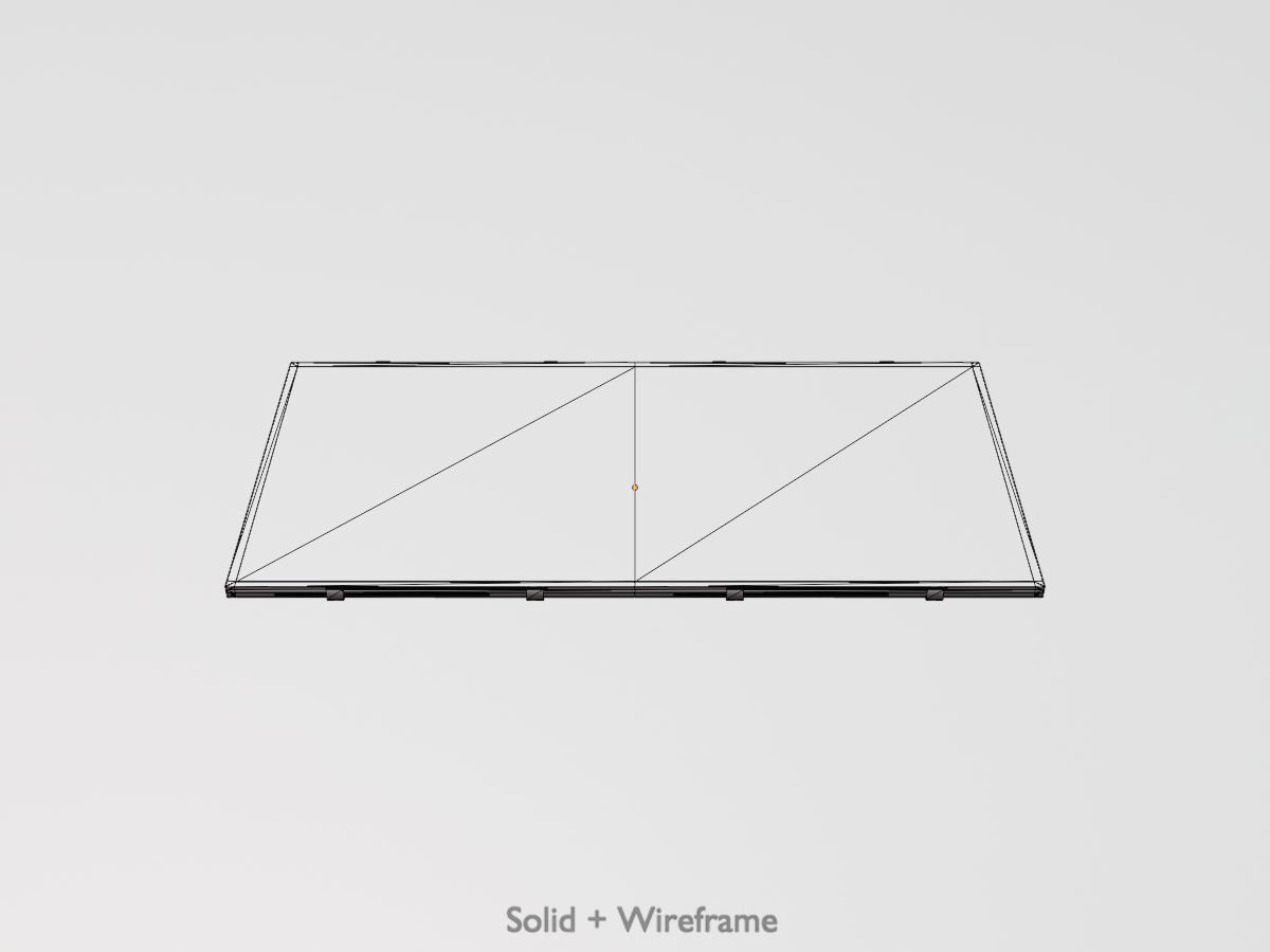 Solar module version 3 2x4m without stand 3D Model Collection_19