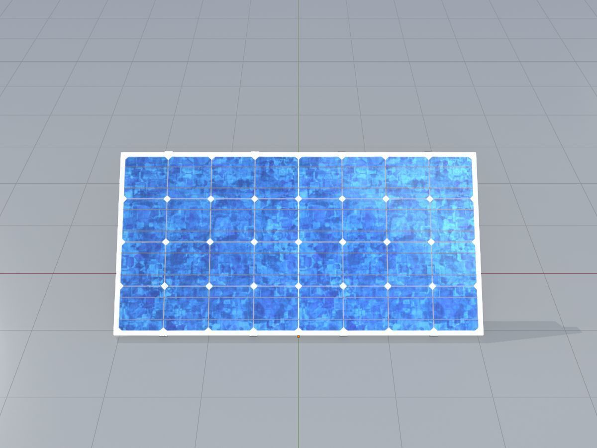 Solar module version 3 2x4m without stand 3D Model Collection_68