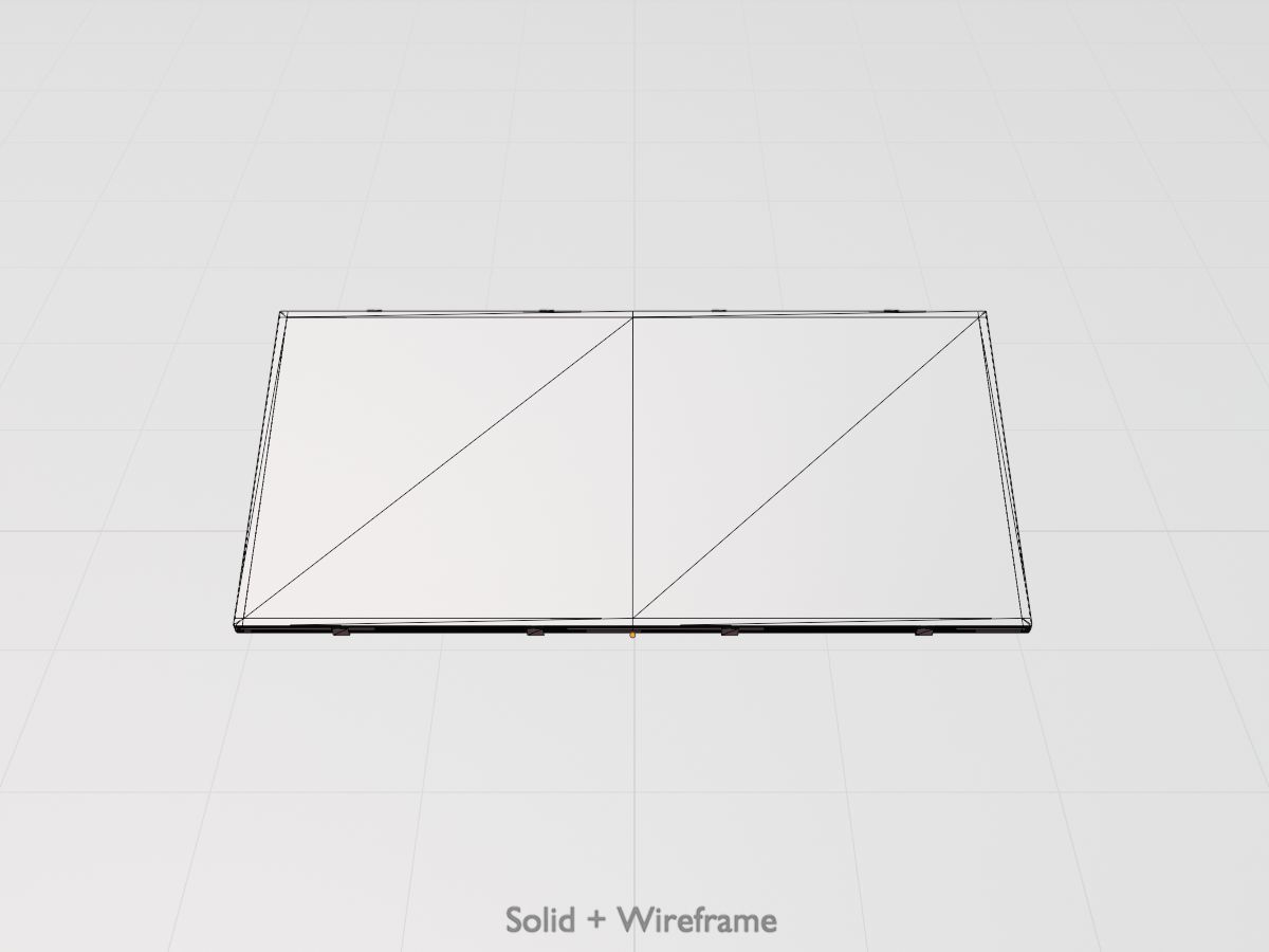 Solar module version 3 2x4m without stand 3D Model Collection_40