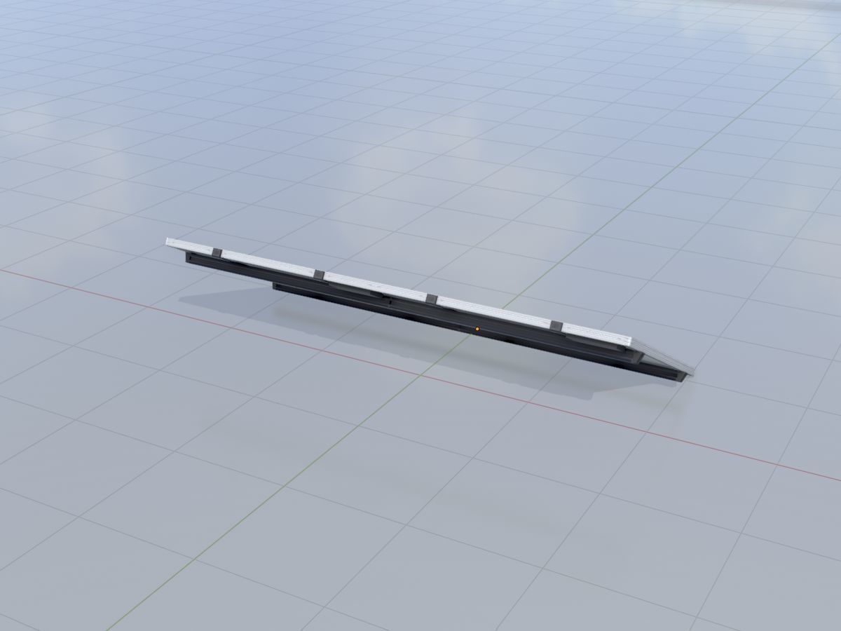 Solar module version 3 2x4m without stand 3D Model Collection_51