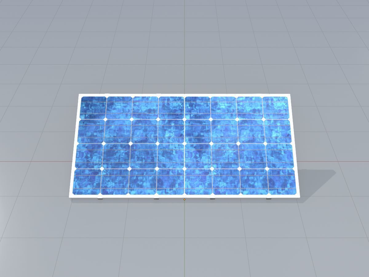 Solar module version 3 2x4m without stand 3D Model Collection_49