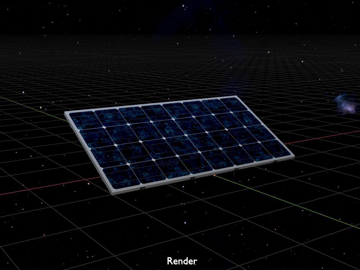 Solar module version 3 2x4m without stand 3D Model Collection_67