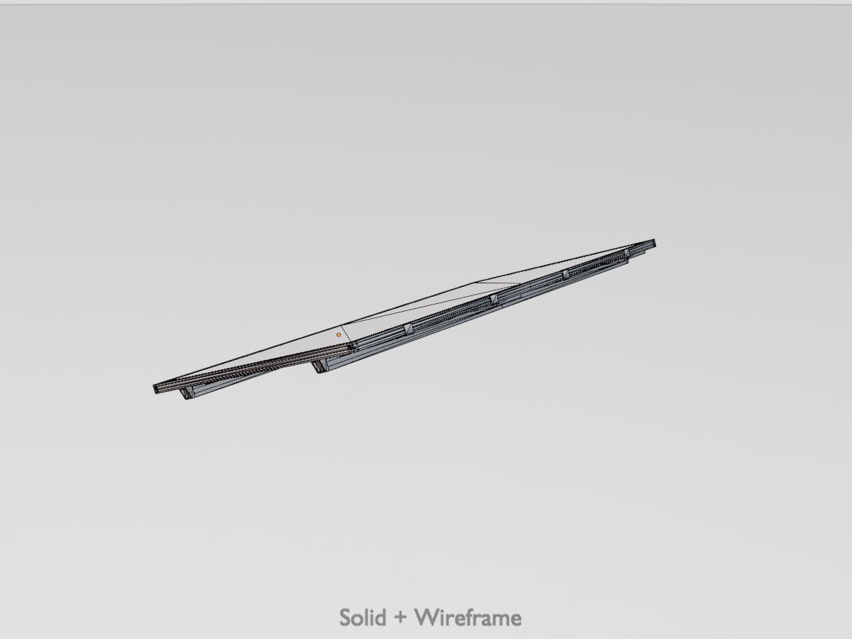 Solar module version 3 2x4m without stand 3D Model Collection_38