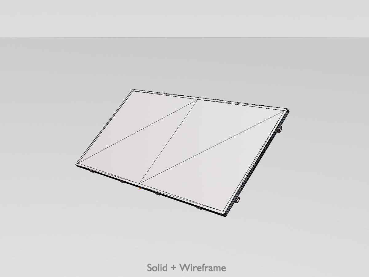 Solar module version 3 2x4m without stand 3D Model Collection_76