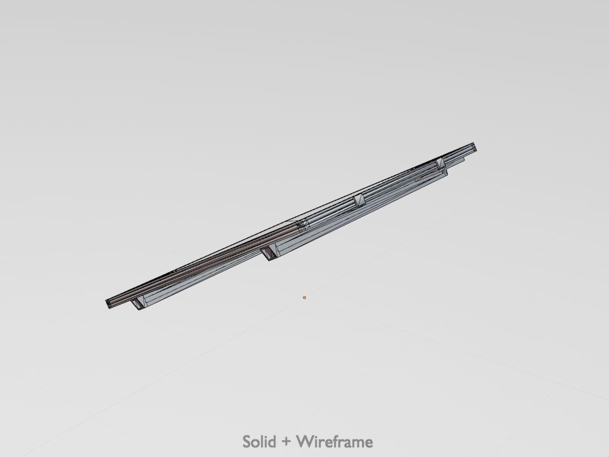 Solar module version 3 2x2m without stand 3D Model Collection_50