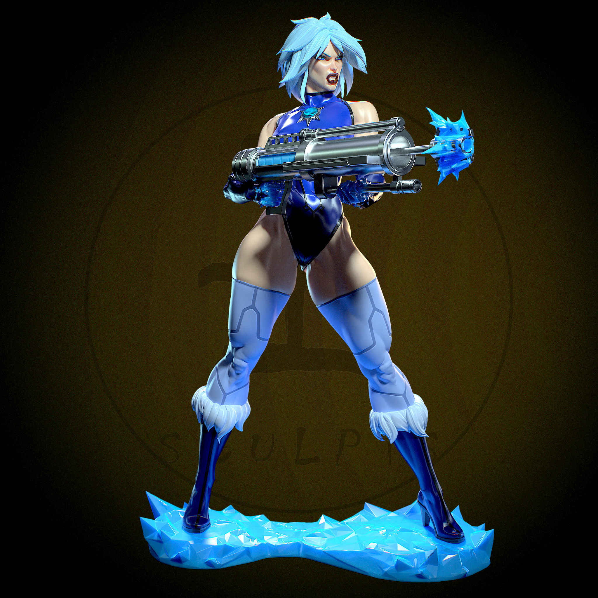 Killer Frost with NSFW 3D print model_2