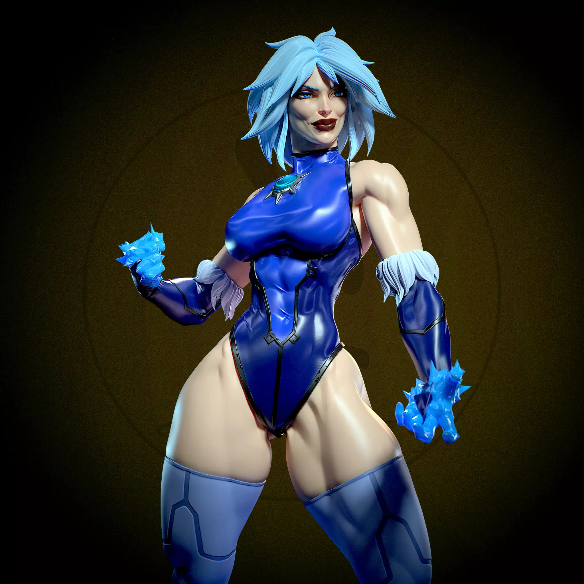 Killer Frost with NSFW 3D print model_0