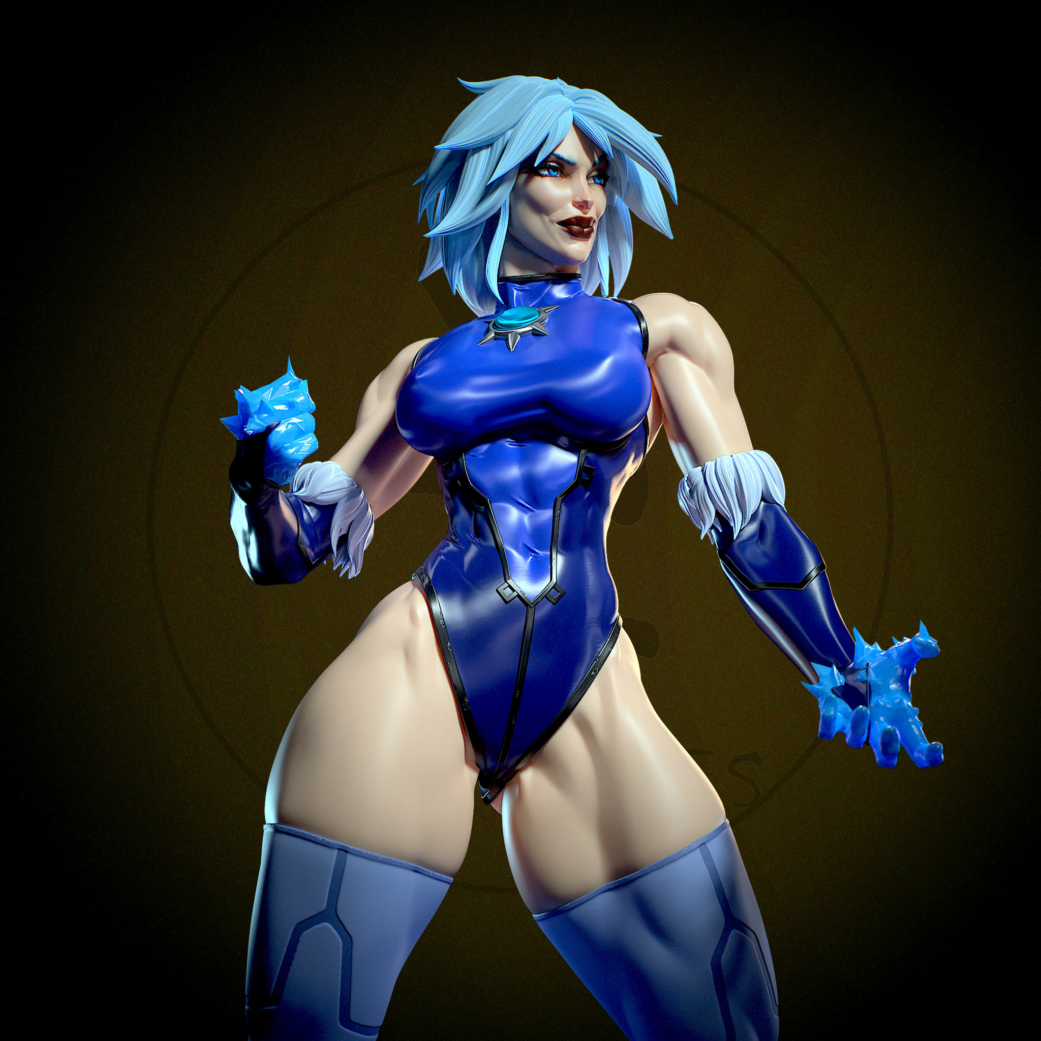 Killer Frost with NSFW 3D print model_10