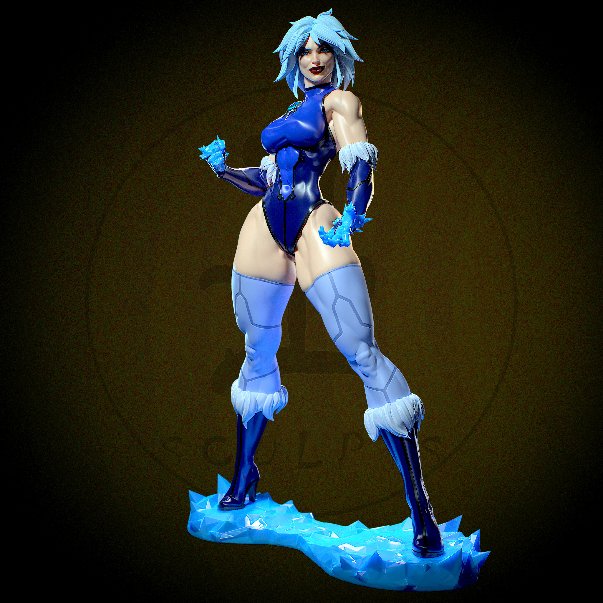 Killer Frost with NSFW 3D print model_8
