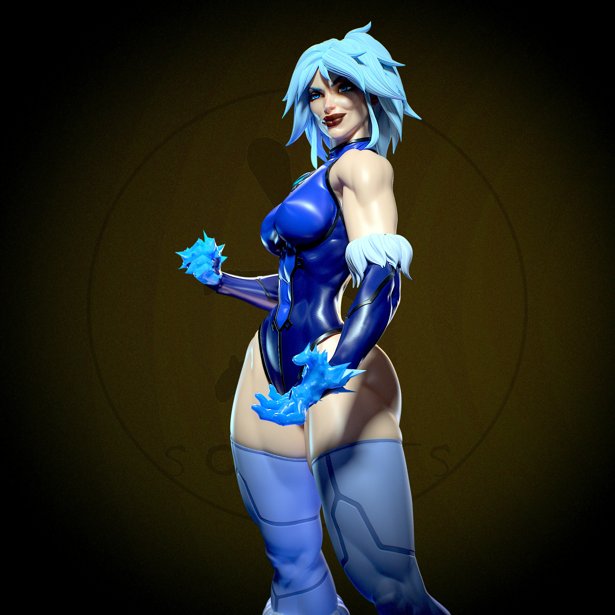 Killer Frost with NSFW 3D print model_9