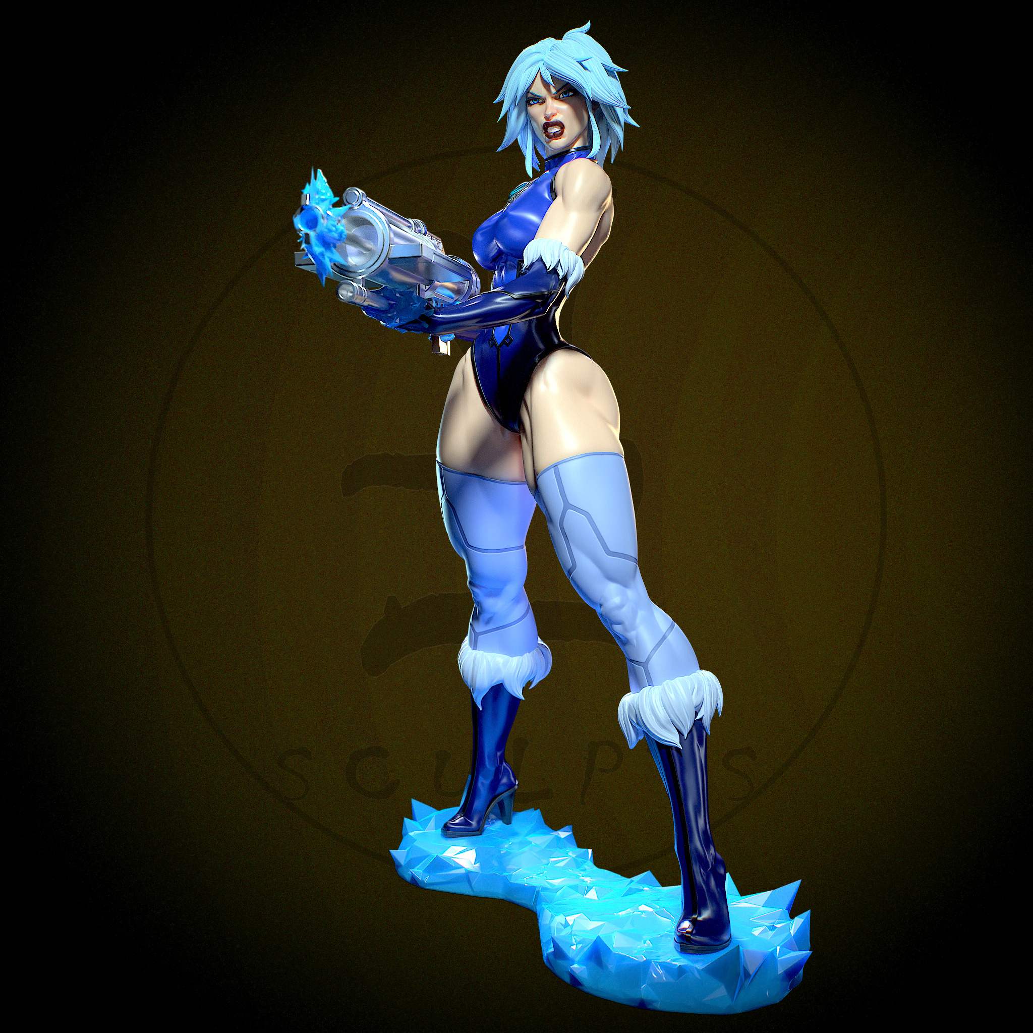Killer Frost with NSFW 3D print model_1