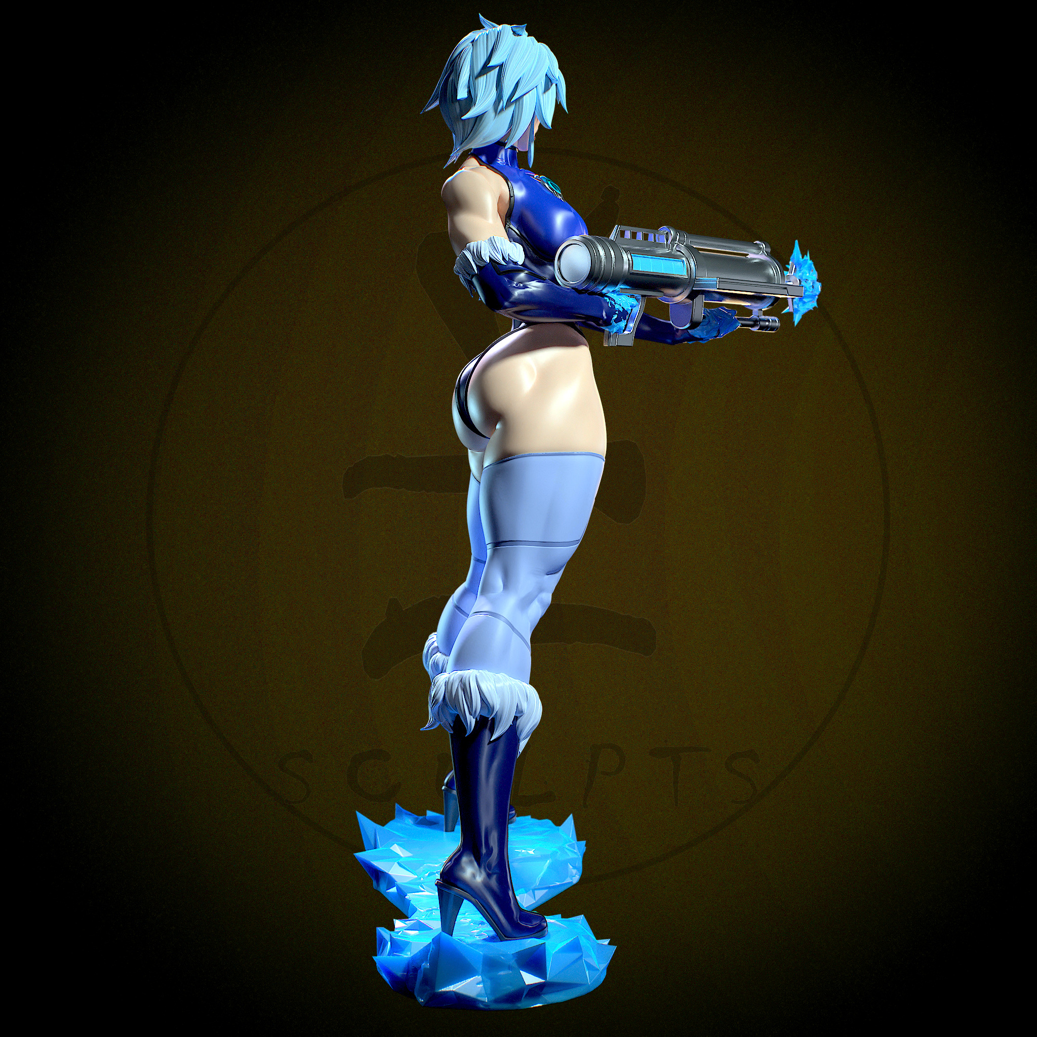 Killer Frost with NSFW 3D print model_4