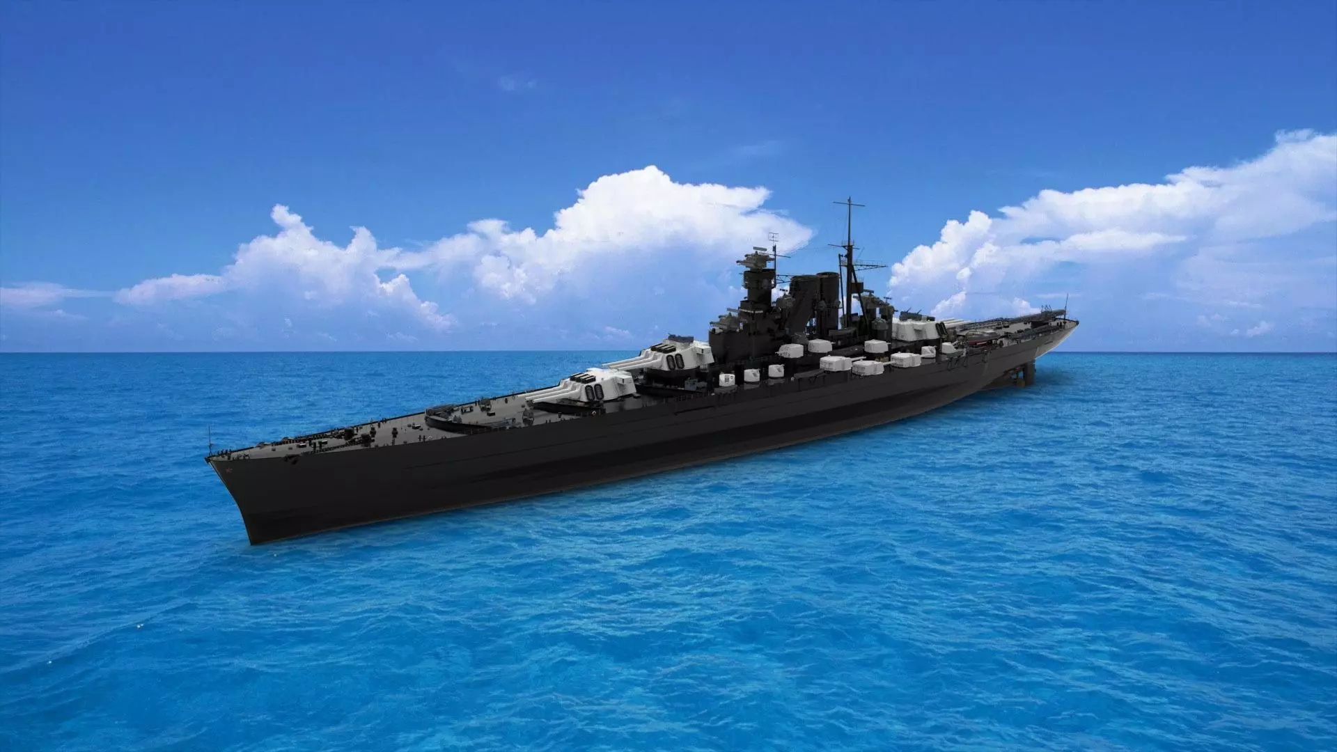 battleship 3D model_0