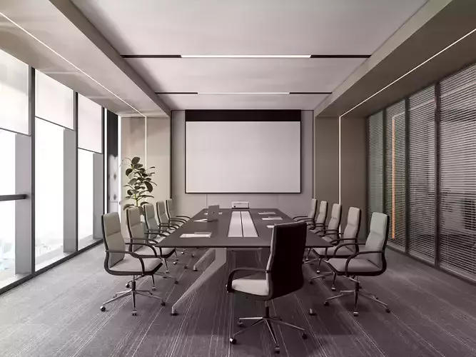 conference room 3D model