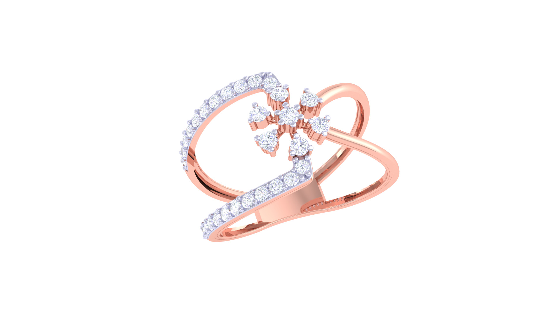 Women Ring Render 3dm STL OBJ FBX Details  3D print model_2