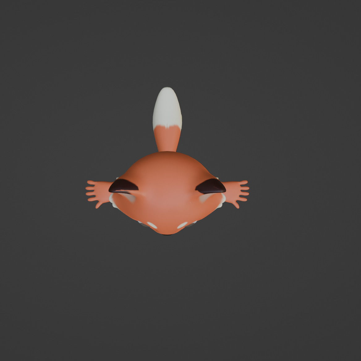 Stylized Fantasy Fox Character 3D model_4