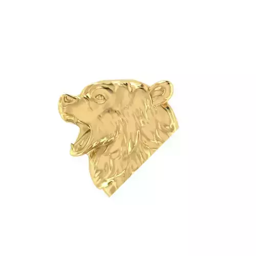 Bear Head Pendant
