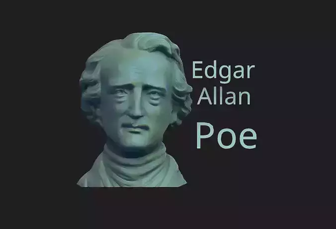 Edgar Allan Poe 3D print model